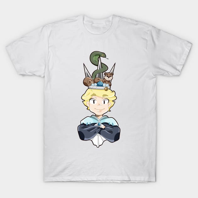 Man blonde character T-Shirt by DikaOtter